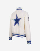 PRO STANDARD Dallas Cowboys Retro Classic Rib Satin Jacket FDCU43606-EDB cream 3