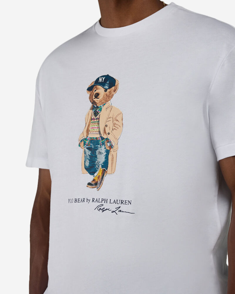 Polo Ralph Lauren Novelty Litchfield Bear Graphic Tee 710B27057001-WHT White 3