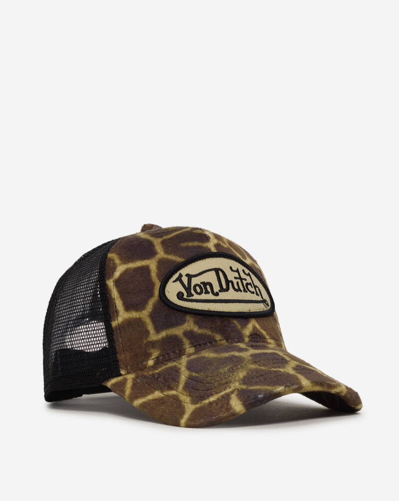 Von Dutch Vanimal Trucker Hat  VDHH0022-BROWN animal print 1