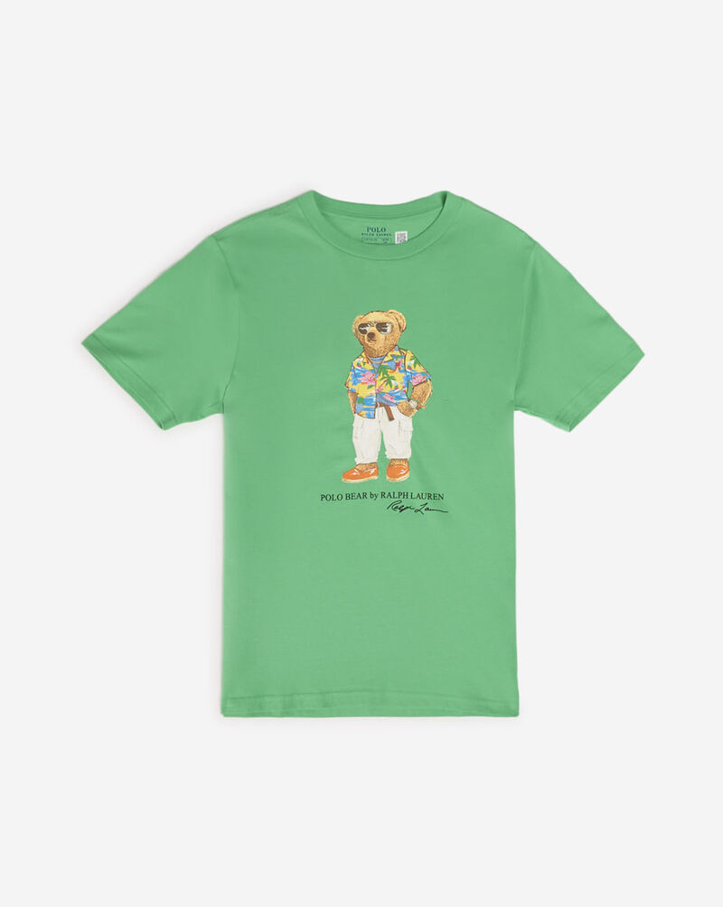 Polo Ralph Lauren Grade School Polo Bear Cotton Jersey Tee 323853828029-GRN Green 1