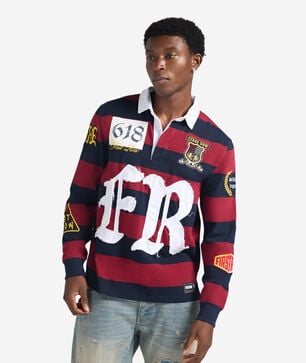 Patch Long Sleeve Polo