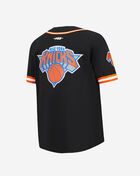 PRO STANDARD Big Boys' New York Knicks Classic Mesh Button-Down Shirt BNKB1515987-BOR Black 3
