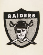 PRO STANDARD Oakland Raiders Retro Classic Rib Wool Varsity Jacket FORH43613-EBK cream 2