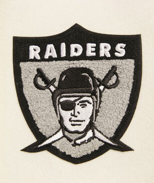 Oakland Raiders Retro Classic Rib Wool Varsity Jacket