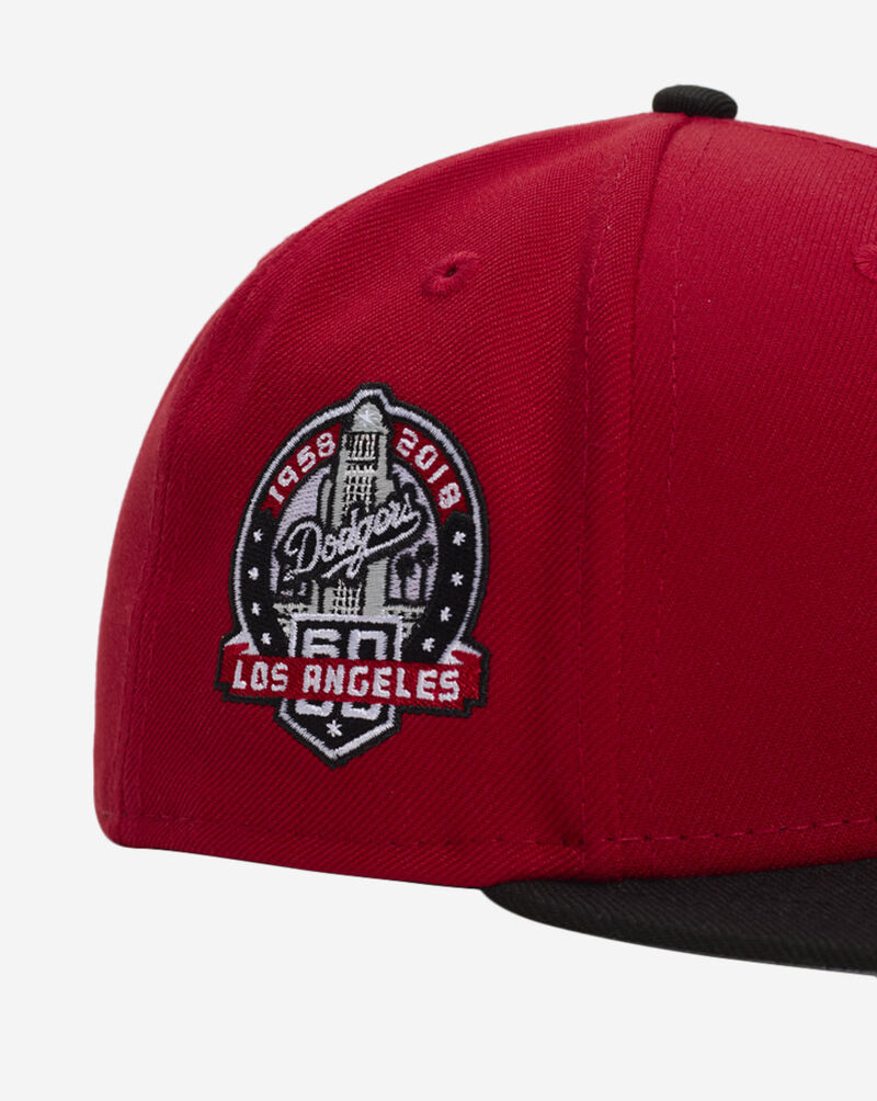New Era 59Fifty Los Angeles Dodgers Fire Red Fitted Hat 70946524 Red 2