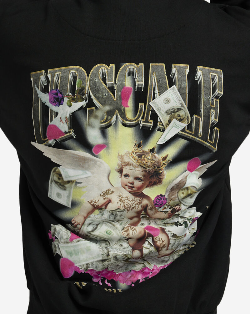 Upscale Throne of Stacks Hoodie MTUS214-00007 Black 3