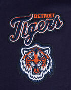 Detroit Tigers Classic Fleece Cropped Pull Over Hoodie 