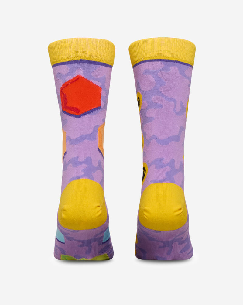 Odd Sox Gushers Split Crew Straight Socks 41221MONCD Multi 4
