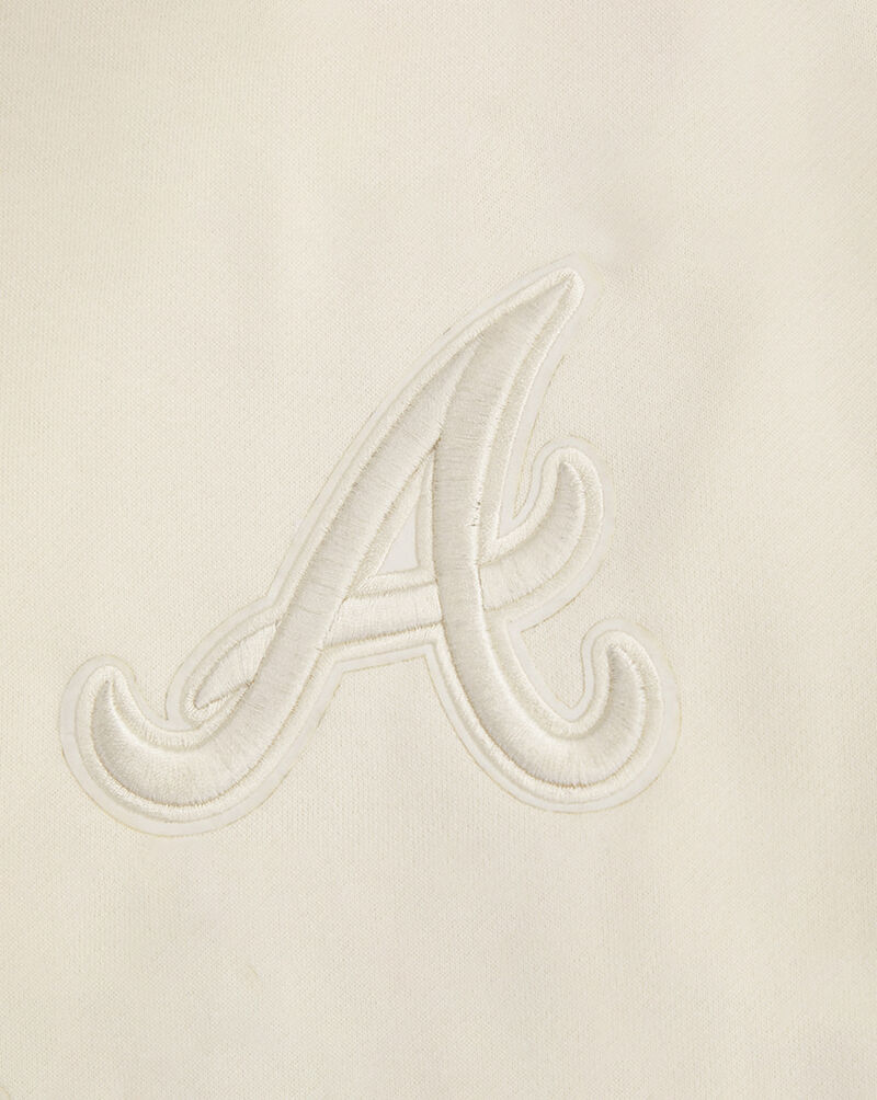 PRO STANDARD Atlanta Braves Neutral Fleece Short  LAB336996-EGG cream 4