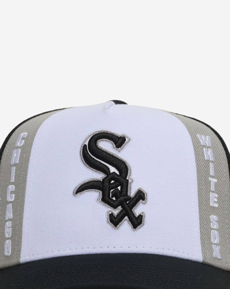 Mitchell  Ness Chicago White Sox Pro Pinch Old Cut Snapback Hat HP16804-CWSWHBK White 2