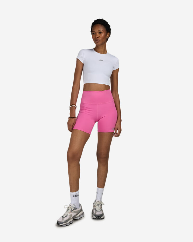 New Balance Harmony Fitted Performance Tee WT61O2GJ-WT White 4