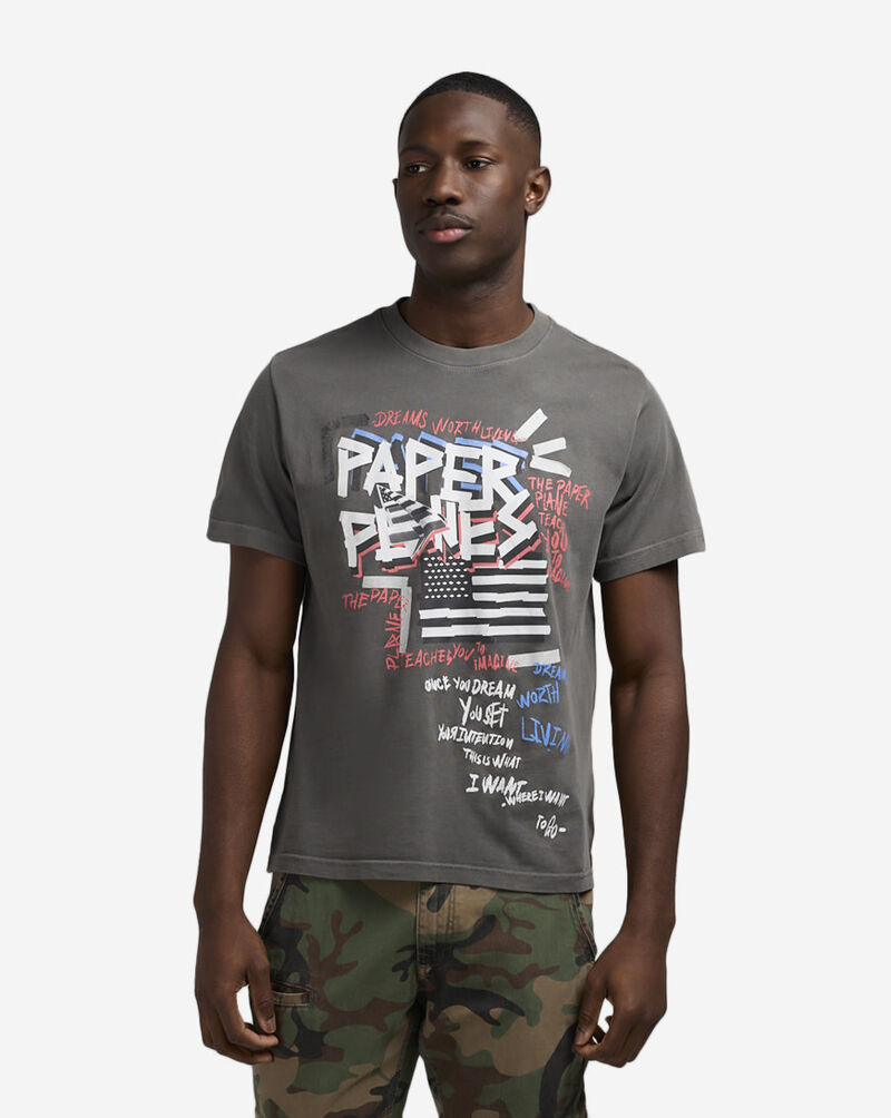Paper Planes Collage Tee 200473 Black 1