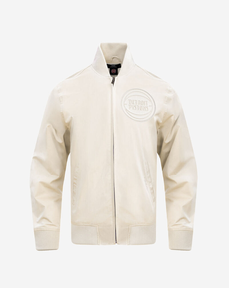 PRO STANDARD Detroit Pistons Neutral Twill Jacket BDP658125-EGG cream 1