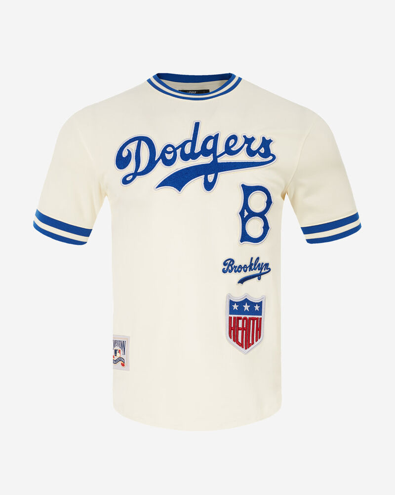 PRO STANDARD Brooklyn Dodgers Retro Classic Double Knit Tee LBD135707-ERB cream 1