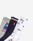 Polo USA 3-Pack Crew Socks
