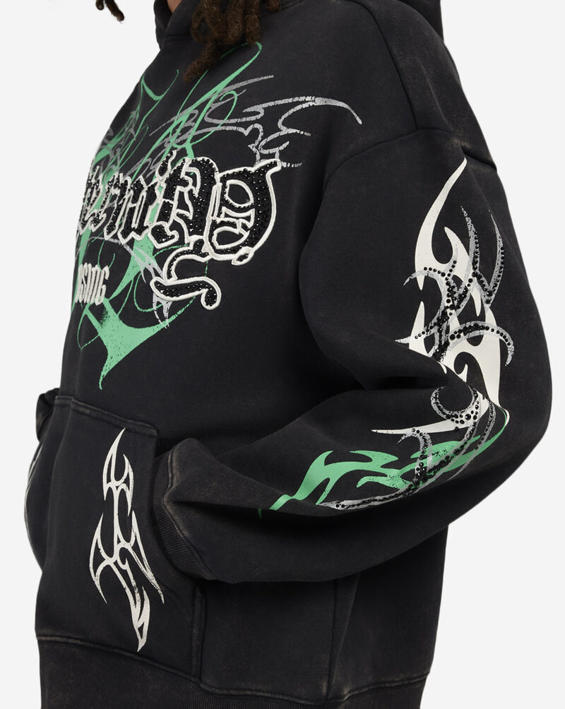 Smoke Rise Eternity Fleece Hoodie  FO25677SNZ-BLK Black 3