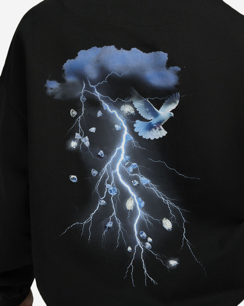 Upscale Striking Diamonds Hoodie MTUS222-00007 Black 3