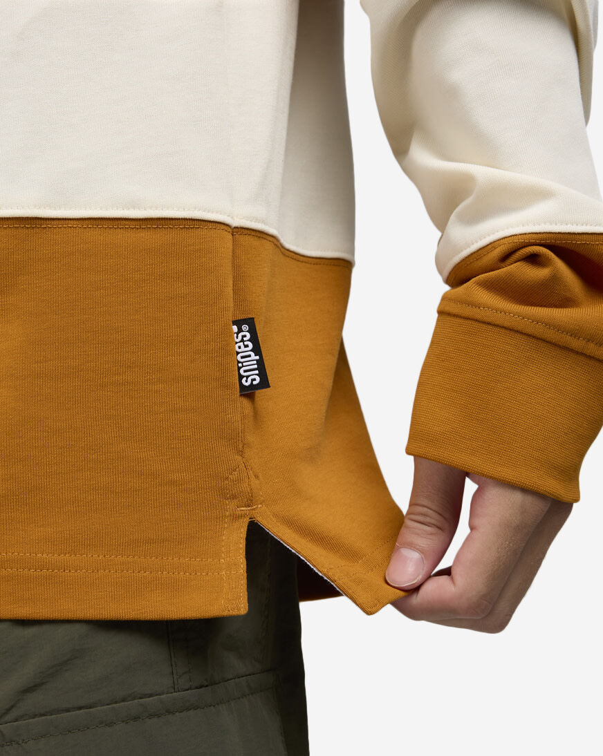 Shop SNIPES Rugby Long Sleeve Tee FW25MF006-900 orange | SNIPES USA