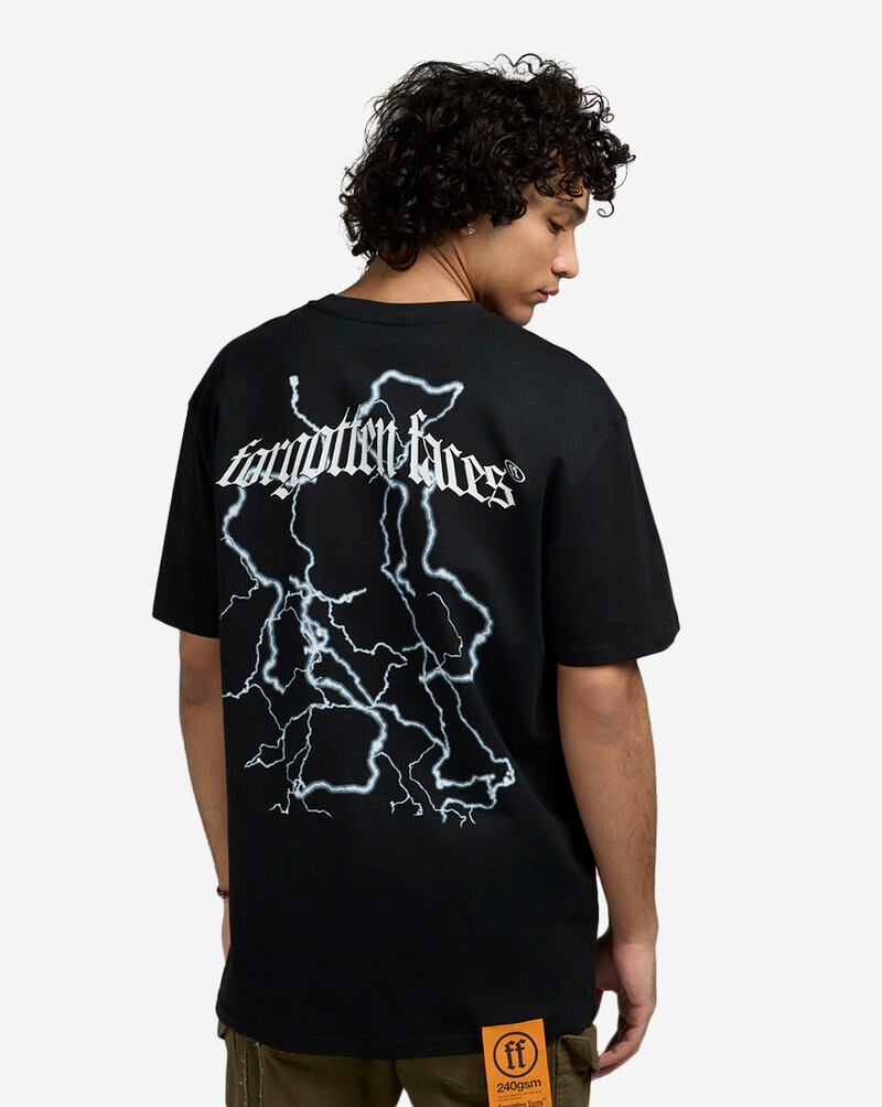 Forgotten Faces Electric Pit Bull Tee FOFUS117-00007 Black 2