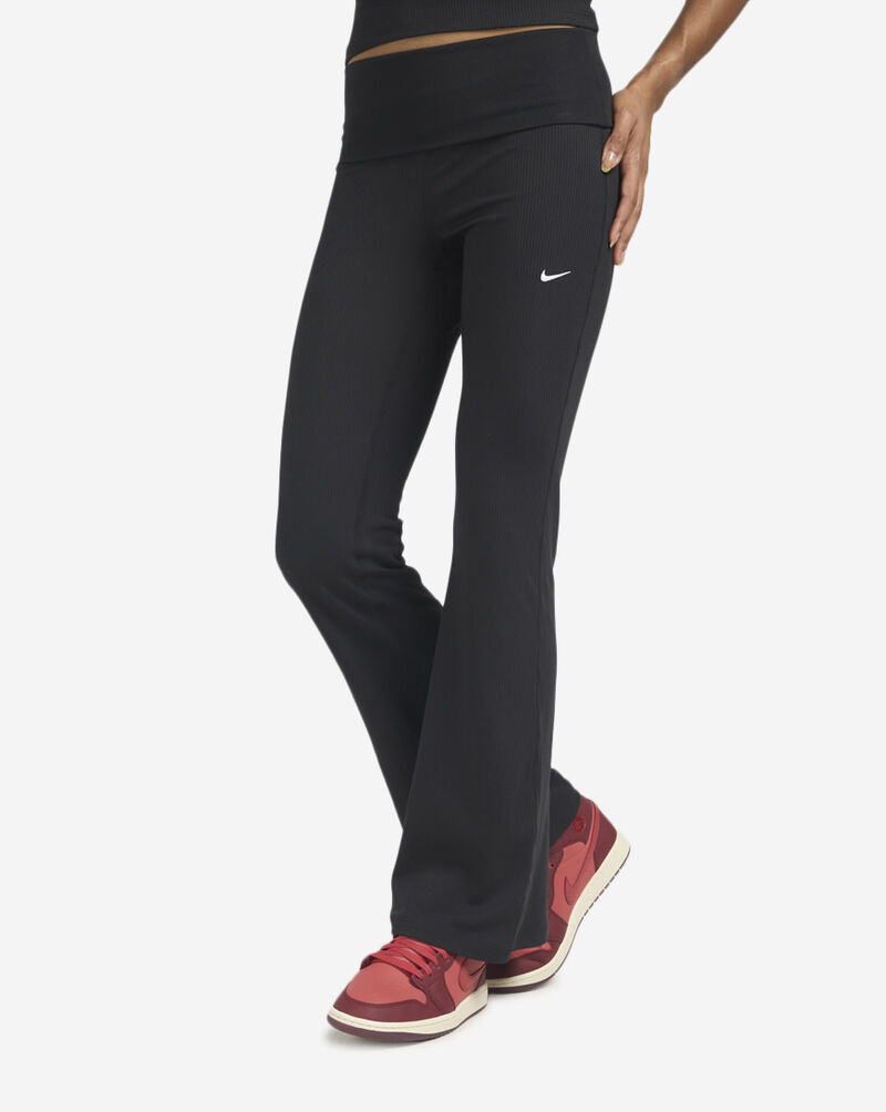 Nike NSW Chill Knit Mid-Rise Tight Ribbed Pants IF0240-011 Black 1