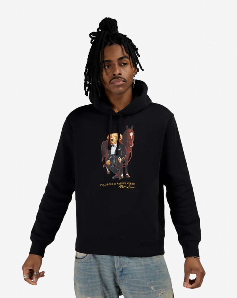 Polo Ralph Lauren Polo Bear Fleece Hoodie 710P08096001-BLK Black 1