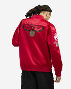 Atlanta Hawks Logo Satin Bomber Jacket