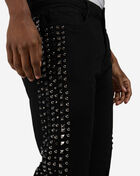 WAIMEA Metallic Studded Stacked Jeans M8511D-BLK Black 4