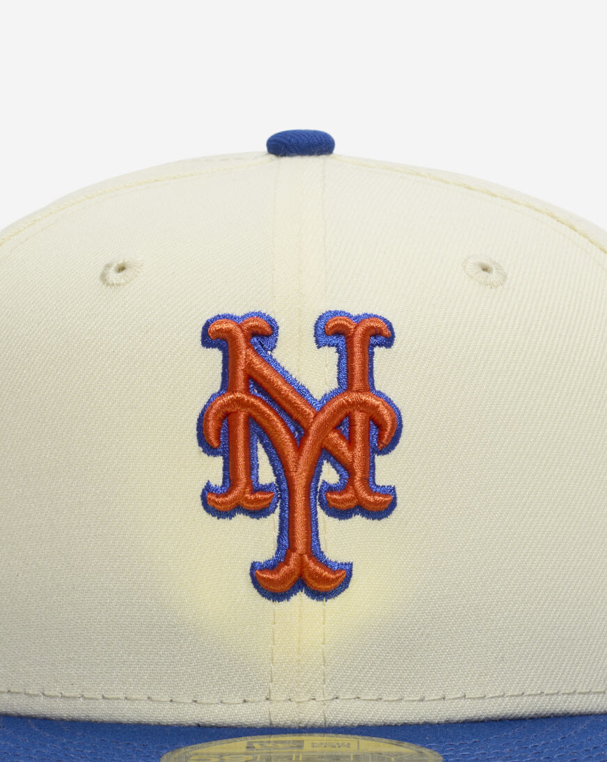 Shop New Era 59Fifty New York Mets Core Fitted Hat 60956020 cream