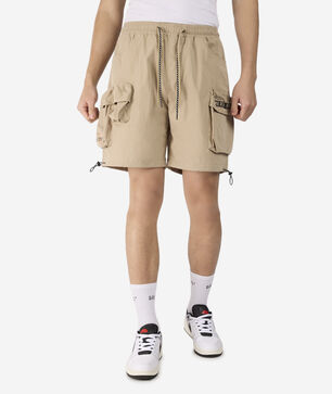 Nylon Cargo Shorts