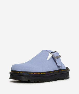 Zebzag Suede Slingback Platform Mules