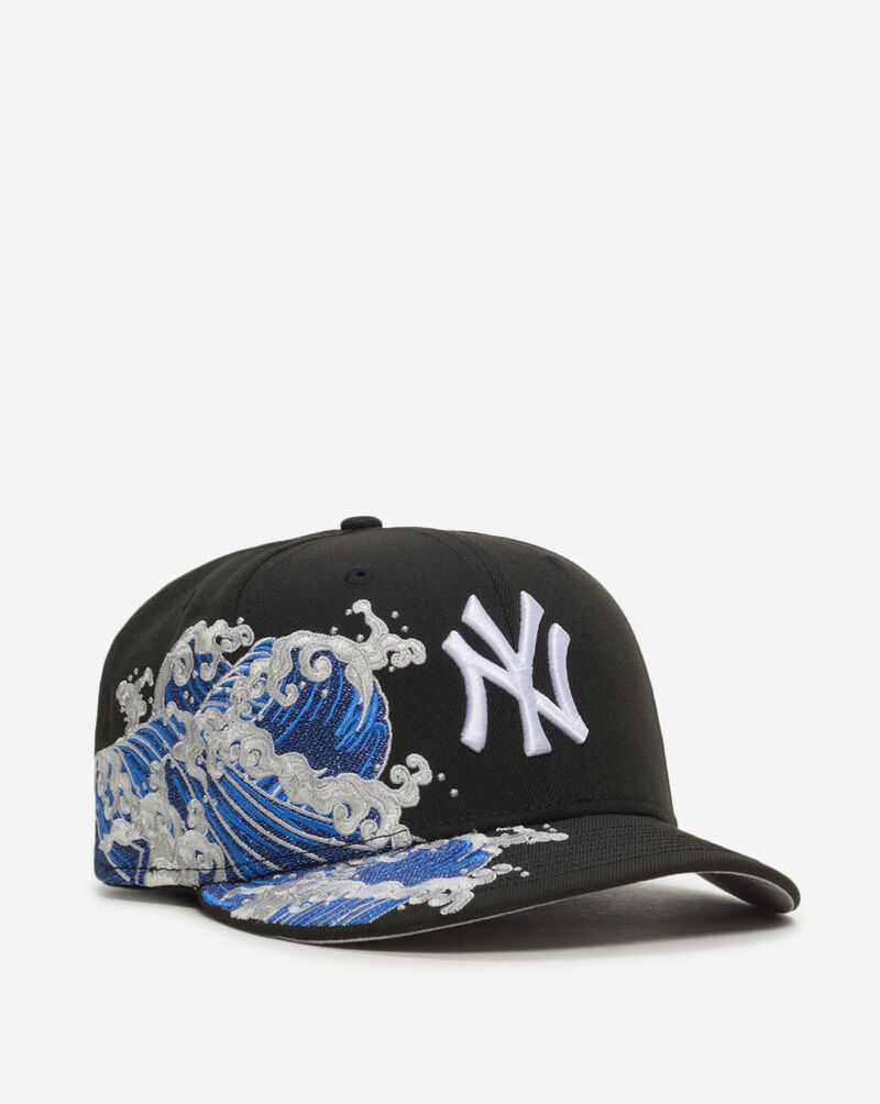 New Era 59Fifty New York Yankees Wave Fitted Hat 60853389 Black 1