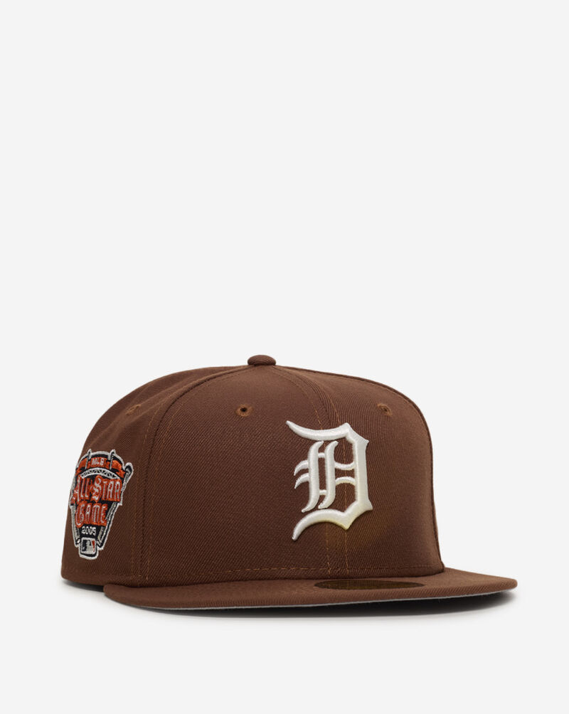 New Era 59Fifty Detroit Tigers Fitted Hat 70958613 Brown 1