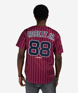 Chicago American Giants Luis Robert Jr. Authentic Batting Practice Pinstripes Jersey