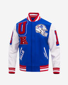 PRO STANDARD Buffalo Bills Mash Up Rib Wool Varsity Jacket FBB6410418-RYR Blue 1