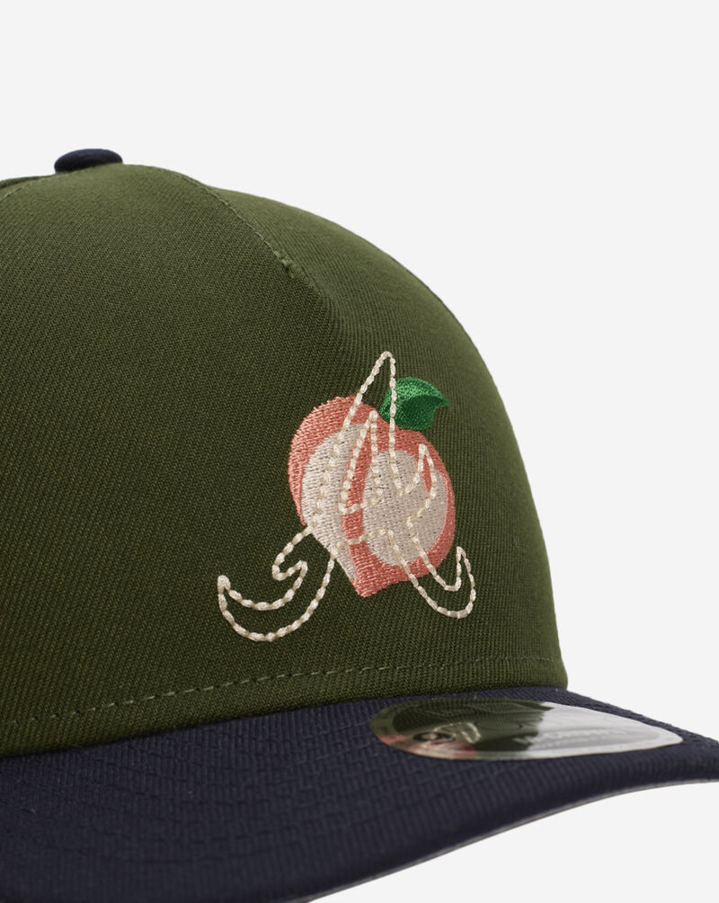 New Era 9Forty A-Frame Atlanta Braves City Feat Snapback Hat 60640978 Green 2