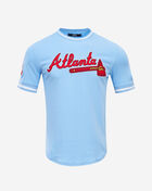PRO STANDARD Atlanta Braves Classic Chenille Double Knit Tee LAB131921-UNI Blue 1