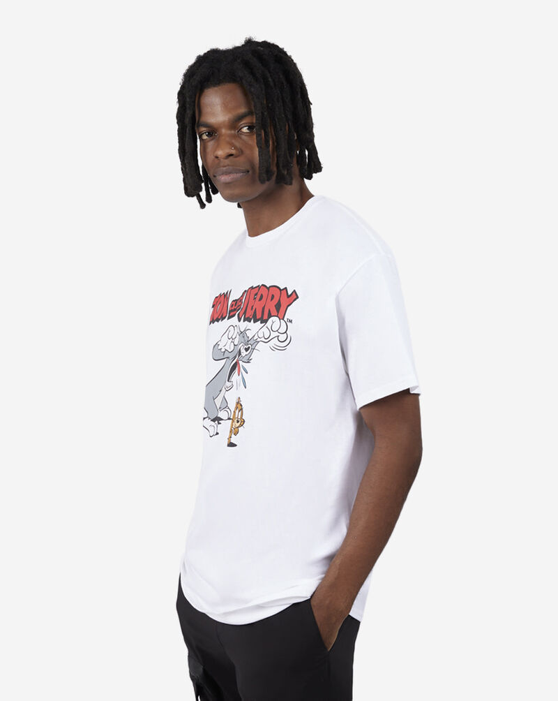 Shop Graphic Tees Tom and Jerry Yelling Tee T9SN493 white SNIPES USA