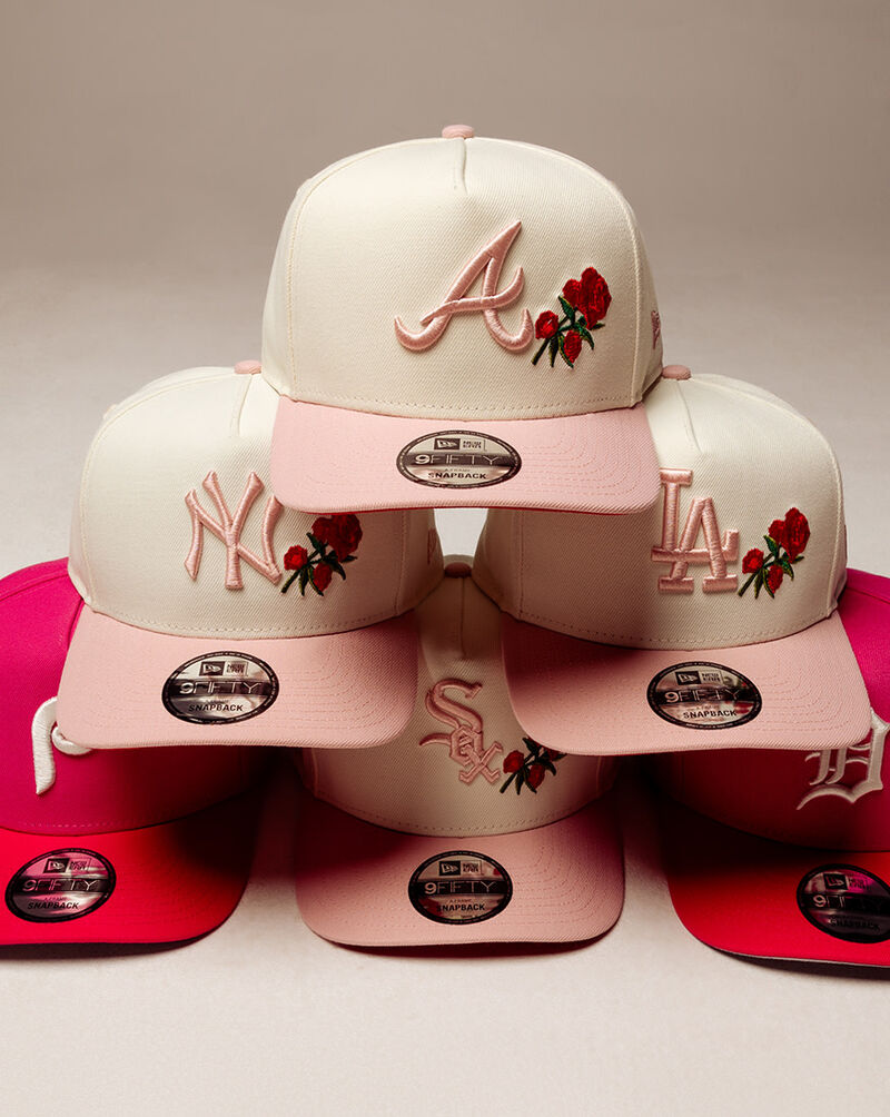 New Era 9Fifty A-Frame Atlanta Braves Snapback Hat 70921137 cream 5