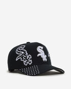 Mitchell  Ness Chicago White Sox Pro Pinch Triple Logo Snapback Hat HP19015-CWSBLCK Black 1
