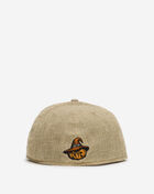 New Era 59Fifty New York Yankees Burlap Fitted Hat 60923531 Beige 3
