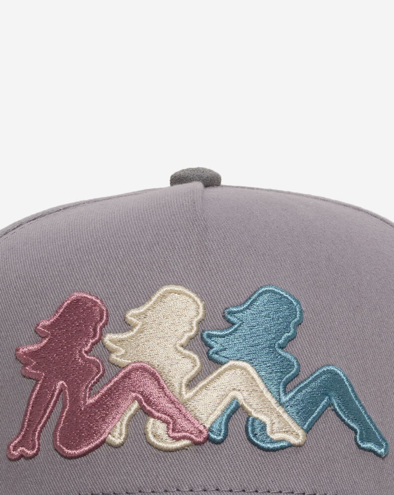 Field Grade Girls Girls Girls Twill Suede Trucker Hat 1005907 Grey 2