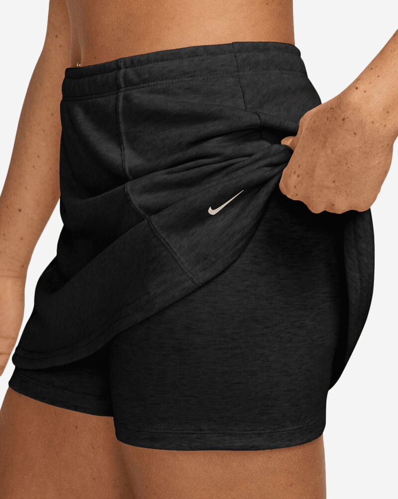Nike NSW Chill Terry Mid-Rise French Terry Mini Skort HJ1274-010 Black 3