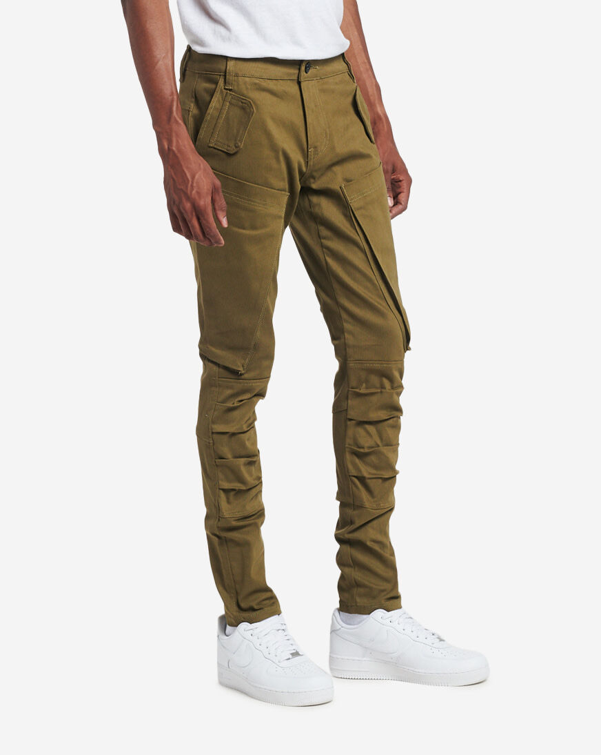 【HI FI FNK】Daddy Half Cargo Pants HI FI FNK】Daddy Half Cargo Pants