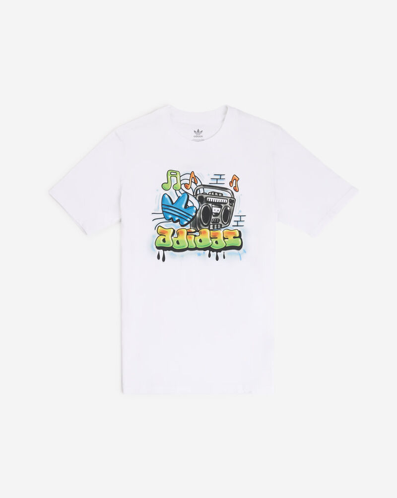 adidas Kids' Airbrush Graphic Tee KC5501 silver 1
