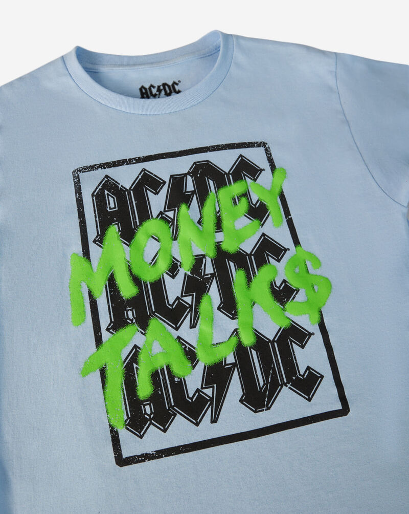 Graphic Tees Grade School AC/DC Money Talks Tee ACD2840YB Grey 2