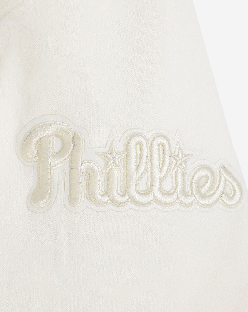 PRO STANDARD Big Boys' Philadelphia Phillies Neutral Fleece Pull Over Hoodie LPHB5315028-EGG cream 2