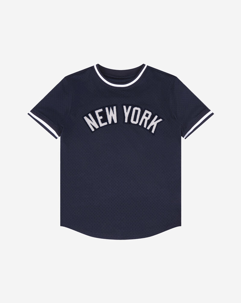 PRO STANDARD Big Boys' New York Yankees Retro Classic Striped Rib Tee LNYB1315109-MDN Blue 1