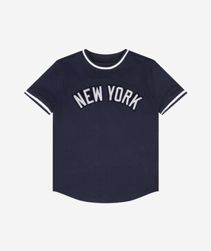 Big Boys' New York Yankees Retro Classic Striped Rib Tee