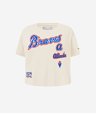 Big Girls' Atlanta Braves Retro Classic Boxy Top