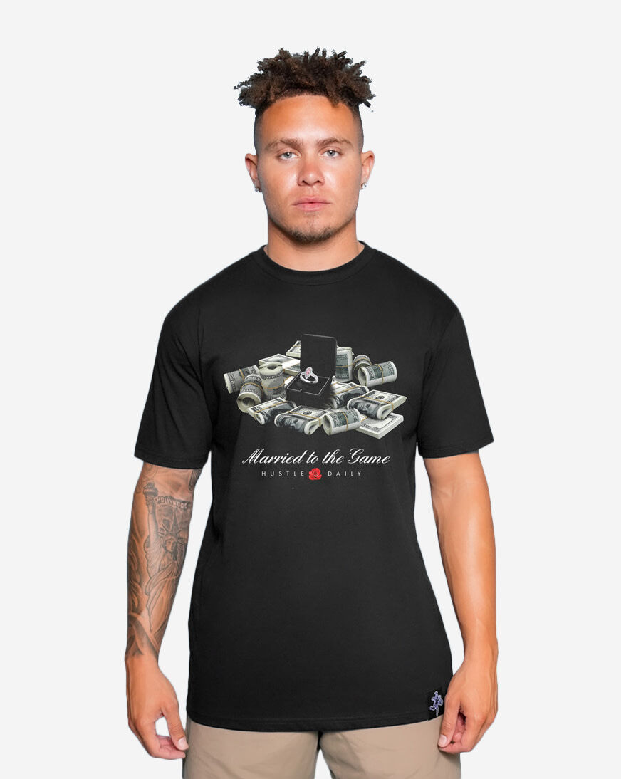 Shop Hasta Muerte Married To The Game Tee HM-MARRIEDTOTHEGAME-TEE